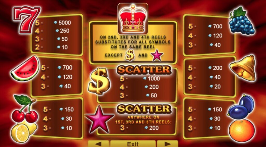 shining crown free online demo slot kifizetés